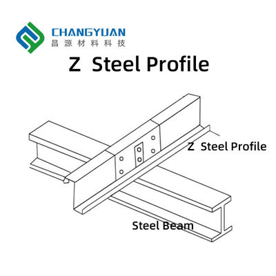 C & Z purlins e travessas e postes e perfil de aço galvanizado com comprimento personalizável e acabamento resistente à corrosão para aplicações estruturais