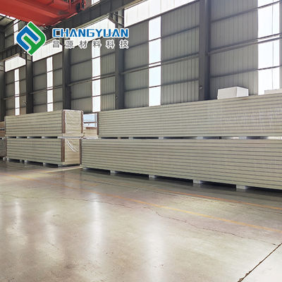 Painel de sanduíche avaliado 150/200/250mm do fogo do painel do plutônio do armazenamento frio de Changyuan