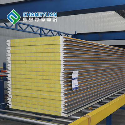 isolação externo da parede do painel de parede do sanduíche do plutônio do poliuretano de 150mm