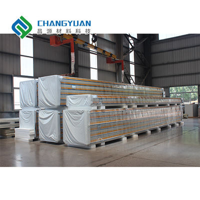 O painel de parede do sanduíche do plutônio de Shandongchangyuan faz isolamento sonoro a vária cor