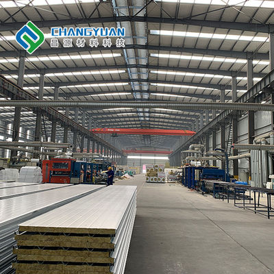 Painéis de parede de vidro do magnésio do sanduíche com superfície de PVC/SMP/PVF
