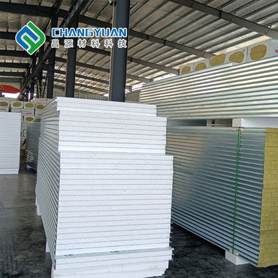 Painel composto 50mm/75mm/100mm de PVF SMP PVDF para a parede exterior e o telhado