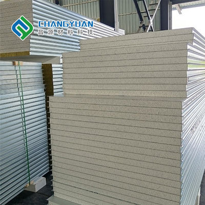 Painel composto 50mm/75mm/100mm de PVF SMP PVDF para a parede exterior e o telhado