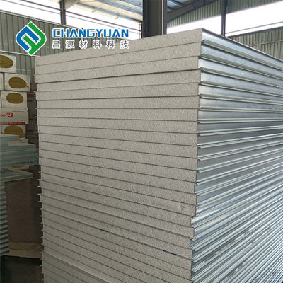Painel composto 50mm/75mm/100mm de PVF SMP PVDF para a parede exterior e o telhado