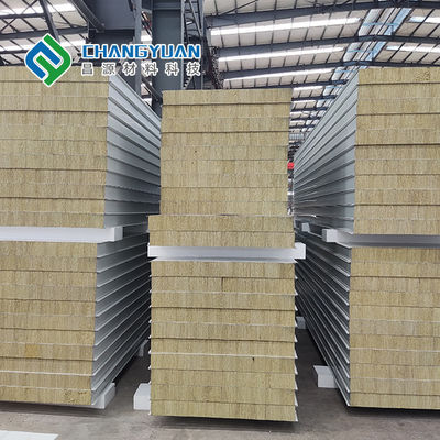 resistência de fogo do painel de sanduíche de 1500mm para o telhado da parede interior de parede exterior