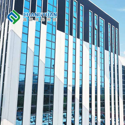 Reliável Painel de PU Parede cortina revestimento de metal Capacidade ignífugo para comercial