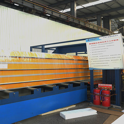 Superfície lisa Resistência ao calor Painel de parede de espuma de PU / Paredes de painel de PU com tecnologia insonorizada