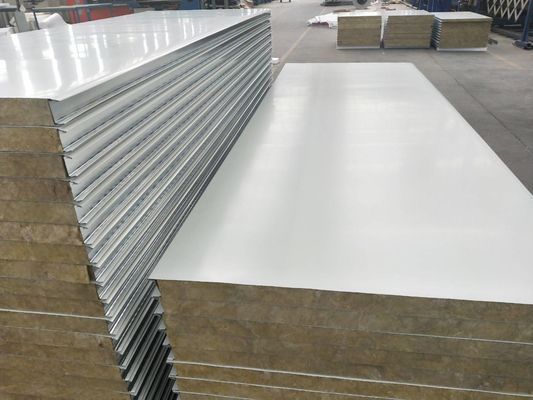 Painel de parede de sala limpa de cor / superfície personalizável com valor R 0,3 Isolamento