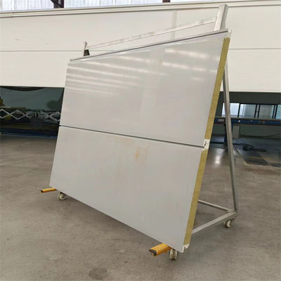 Painéis Sandwich de PU decorativos e insonorizados duráveis para edifícios industriais