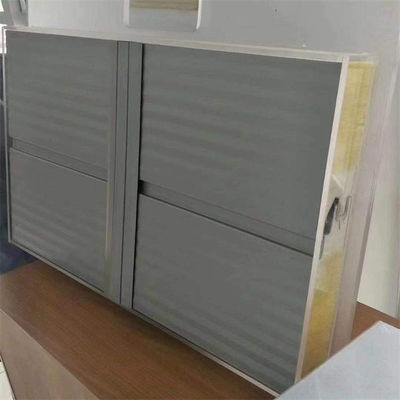 Painel de metal de parede de cortina de sanduíche personalizável
