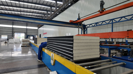 200kpa+ Resistência à compressão Painel PU de sala fria 100/150/200/250mm