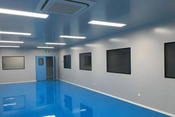 Painéis de parede de salas limpas modulares personalizáveis de várias espessuras