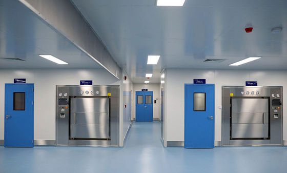 Painéis de parede de salas limpas modulares personalizáveis de várias espessuras