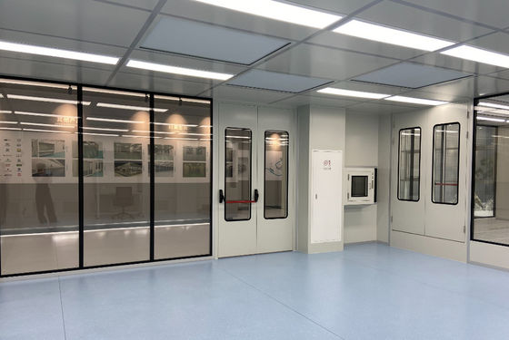 Painéis de parede de salas limpas modulares personalizáveis de várias espessuras