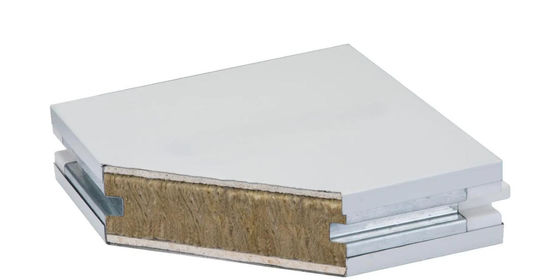 50/75/100 mm Painéis modulares de sala limpa Classe A Isolamento à prova de fogo à prova de água