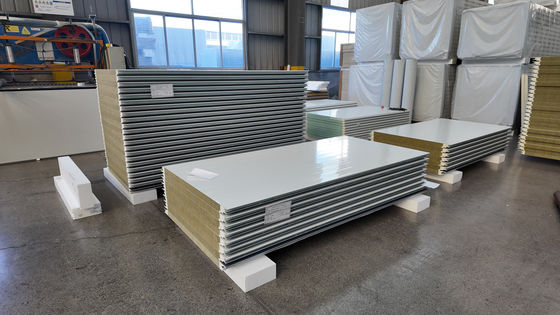 Sistema de painéis de parede de sandwich à prova de som Solução ideal para controlo de ruído em projectos de construção