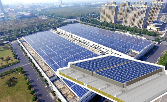 Painel de telhado fotovoltaico à prova de água e fogo