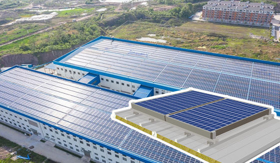 Painel de telhado fotovoltaico personalizável à prova de fogo e adaptado às suas necessidades