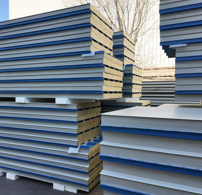Parede de painel de sandwich à prova de fogo do núcleo de silicone para edifícios sustentáveis