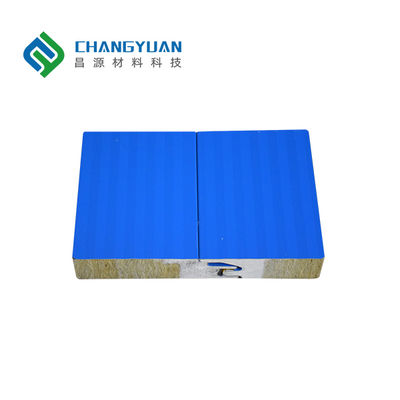 Painéis de parede resistentes ao fogo de 75 mm de lã de rocha, solução perfeita para isolamento de edifícios