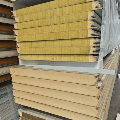 50mm PU Sandwich Panel A-Class Fireproof Wall Panel