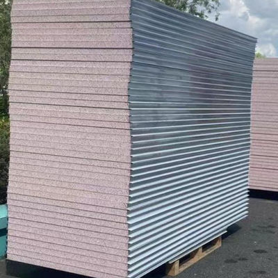 Painel de sala limpa de placas de EPS à prova de poeira e antistática com superfície lisa e estrutura fina para divisórias de parede de sala limpa