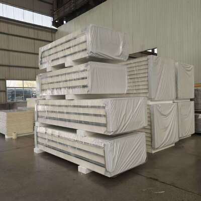 Painel de isolamento de lã de rocha à prova de fogo de nível A com resistência superior ao fogo e isolamento térmico para salas frias