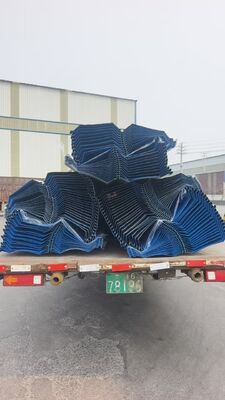Deck de metal corrugado de alta capacidade de carga com aço galvanizado e comprimentos personalizados até 6000 mm